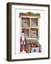 Santa with Bear and Quilt-Debbie McMaster-Framed Giclee Print