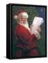 Santa With Blank Letters-Mary Miller Veazie-Framed Stretched Canvas