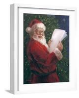 Santa With Blank Letters-Mary Miller Veazie-Framed Giclee Print