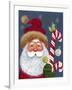 Santa with Candy-Beverly Johnston-Framed Giclee Print