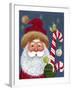 Santa with Candy-Beverly Johnston-Framed Giclee Print