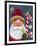 Santa with Candy-Beverly Johnston-Framed Giclee Print