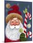 Santa with Candy-Beverly Johnston-Mounted Giclee Print