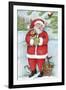 Santa With Friends-Melinda Hipsher-Framed Giclee Print