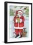 Santa With Friends-Melinda Hipsher-Framed Giclee Print