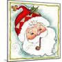 Santa with Pipe-Beverly Johnston-Mounted Giclee Print