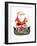 Santa with Train - Jack & Jill-Jack Weaver-Framed Premium Giclee Print