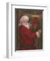 Santa With Wreath-Mary Miller Veazie-Framed Giclee Print