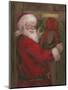 Santa With Wreath-Mary Miller Veazie-Mounted Giclee Print