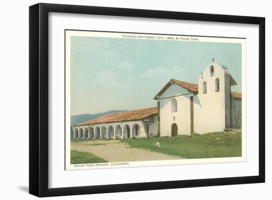 Santa Ynez Mission, California-null-Framed Art Print