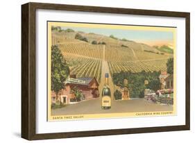 Santa Ynez Valley Wine Country, California-null-Framed Art Print