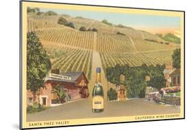 Santa Ynez Valley Wine Country, California-null-Mounted Art Print
