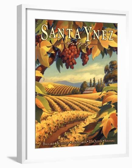 Santa Ynez Valley-Kerne Erickson-Framed Art Print