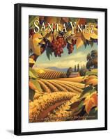 Santa Ynez Valley-Kerne Erickson-Framed Art Print