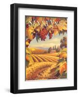 Santa Ynez Valley-Kerne Erickson-Framed Art Print