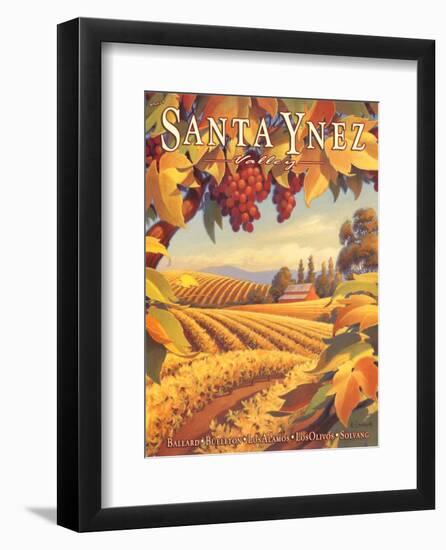 Santa Ynez Valley-Kerne Erickson-Framed Art Print