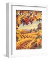 Santa Ynez Valley-Kerne Erickson-Framed Art Print