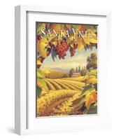 Santa Ynez Valley-Kerne Erickson-Framed Art Print