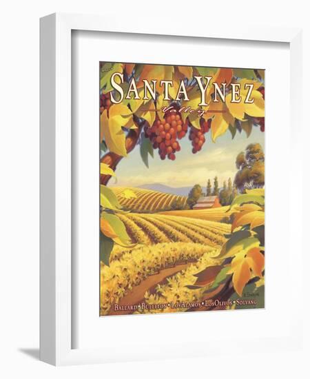 Santa Ynez Valley-Kerne Erickson-Framed Art Print