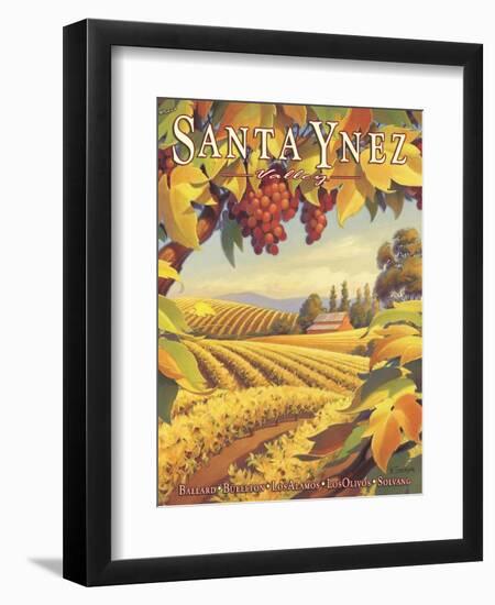 Santa Ynez Valley-Kerne Erickson-Framed Art Print