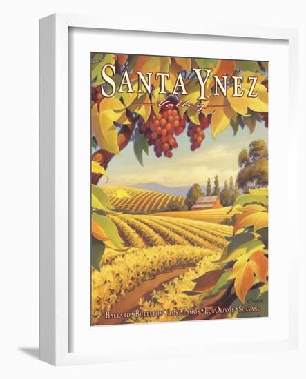 Santa Ynez Valley-Kerne Erickson-Framed Art Print