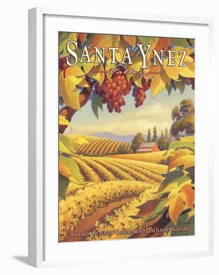 Santa Ynez Valley-Kerne Erickson-Framed Art Print