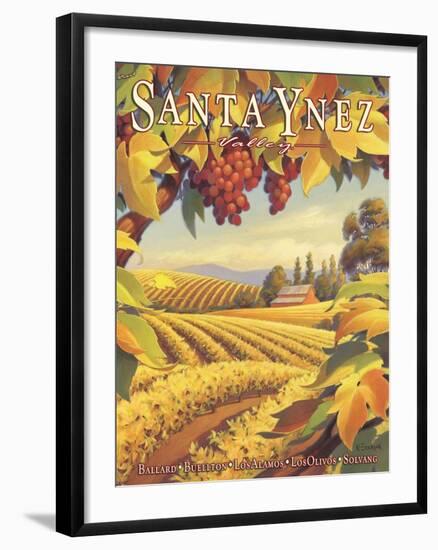 Santa Ynez Valley-Kerne Erickson-Framed Art Print