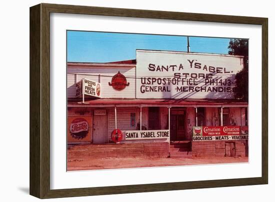 Santa Ysabel Store, Julian-null-Framed Art Print
