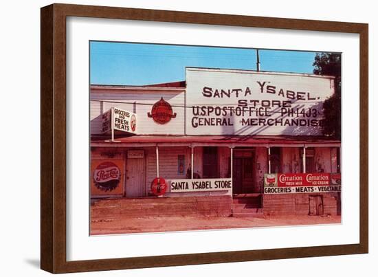 Santa Ysabel Store, Julian-null-Framed Art Print