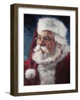 santa2015-Meadowpaint-Framed Giclee Print