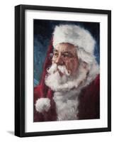 santa2015-Meadowpaint-Framed Giclee Print