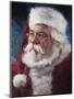 santa2015-Meadowpaint-Mounted Giclee Print