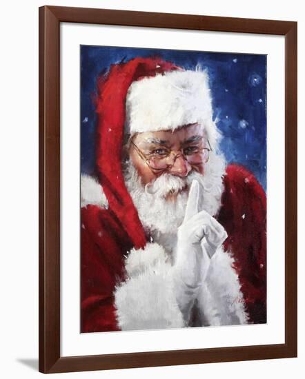 santa2-Meadowpaint-Framed Giclee Print