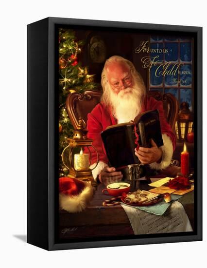 Santa-Jason Bullard-Framed Stretched Canvas