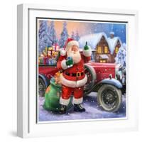 Santa-Art House Design-Framed Giclee Print