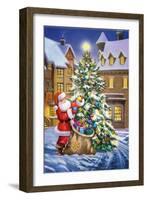 Santa-Art House Design-Framed Giclee Print