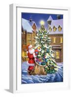 Santa-Art House Design-Framed Giclee Print