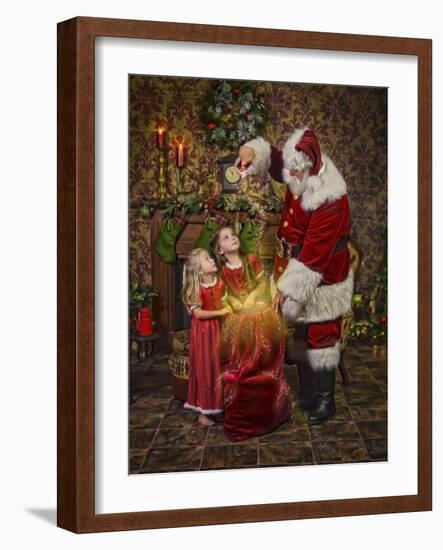 Santa-Santa’s Workshop-Framed Giclee Print