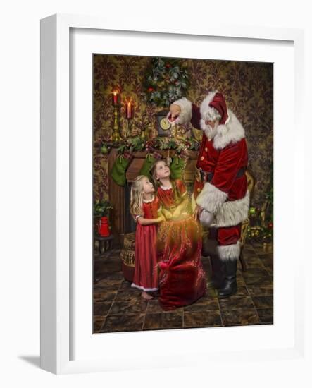 Santa-Santa’s Workshop-Framed Giclee Print