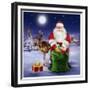 Santa-Art House Design-Framed Giclee Print