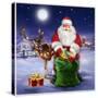 Santa-Art House Design-Stretched Canvas