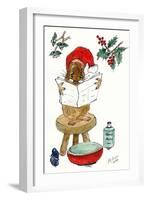 Santa-Nell Hill-Framed Giclee Print