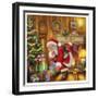 Santa-Art House Design-Framed Giclee Print