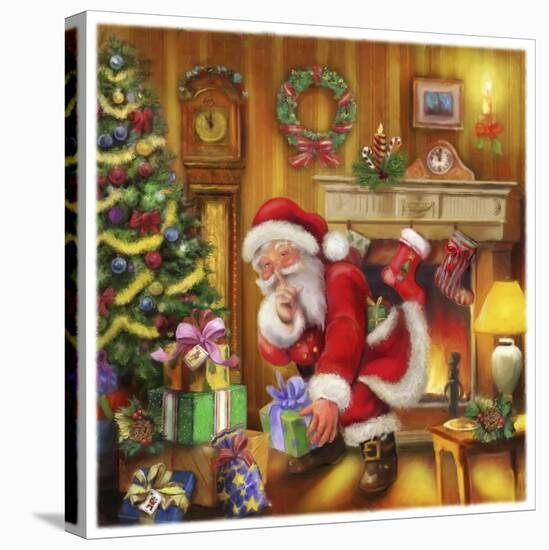 Santa-Art House Design-Stretched Canvas