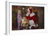 Santa-Santa’s Workshop-Framed Giclee Print