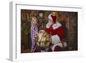 Santa-Santa’s Workshop-Framed Giclee Print