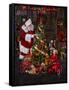 Santa-Santa’s Workshop-Framed Stretched Canvas