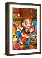 Santa-Art House Design-Framed Giclee Print