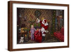 Santa-Santa’s Workshop-Framed Giclee Print