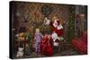 Santa-Santa’s Workshop-Stretched Canvas